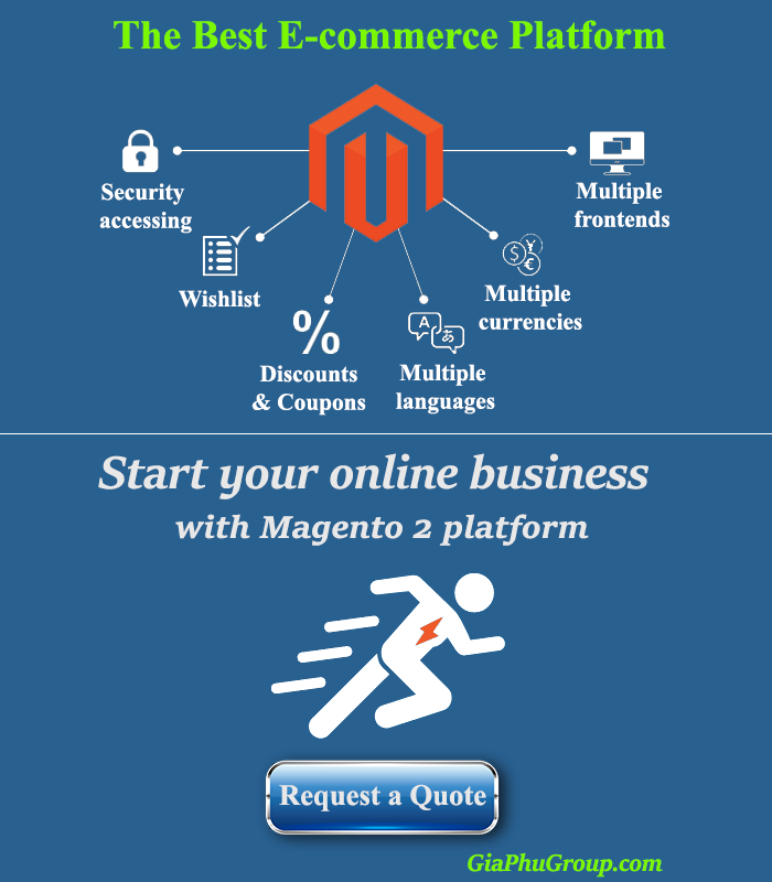 Start your online business with Magento 2 platform