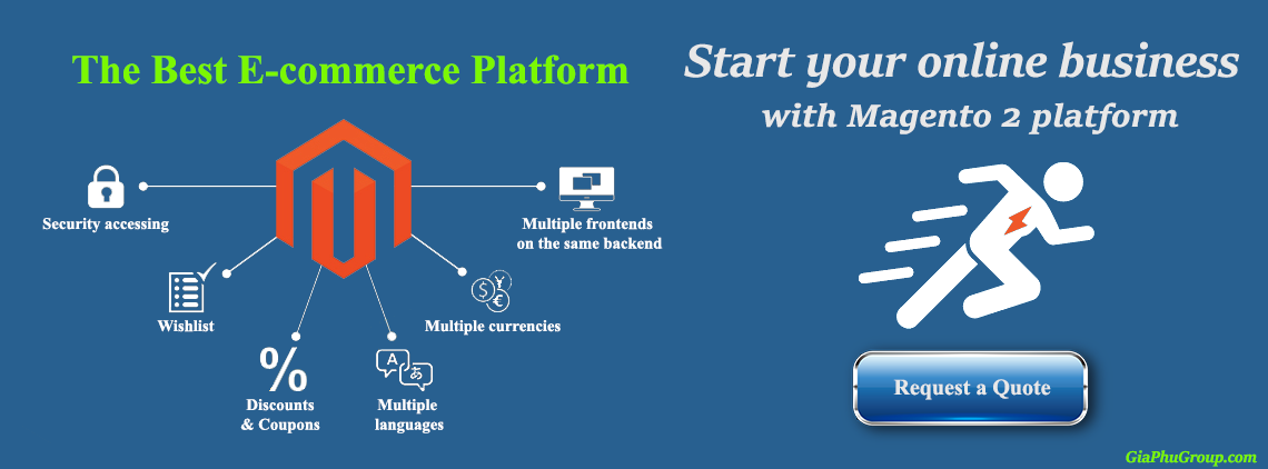 Start your online business with Magento 2 platform